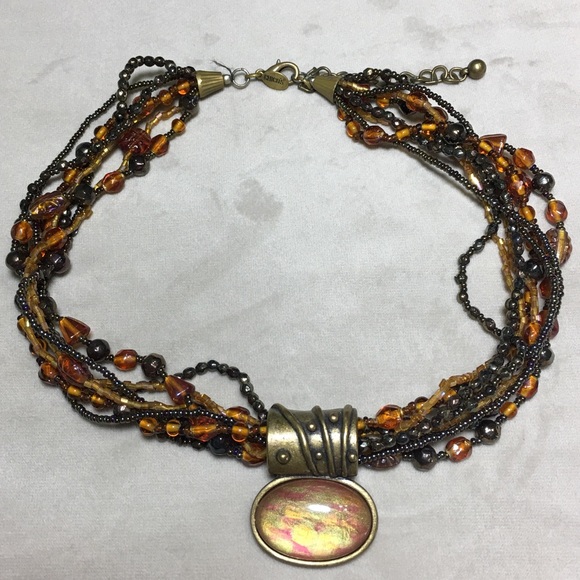 Chico's Jewelry - Multi-strand Chico's Boho statement necklace