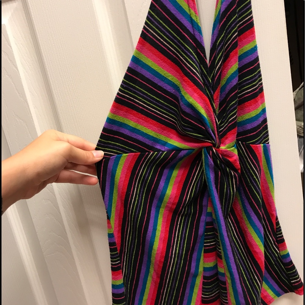 Rainbow halter