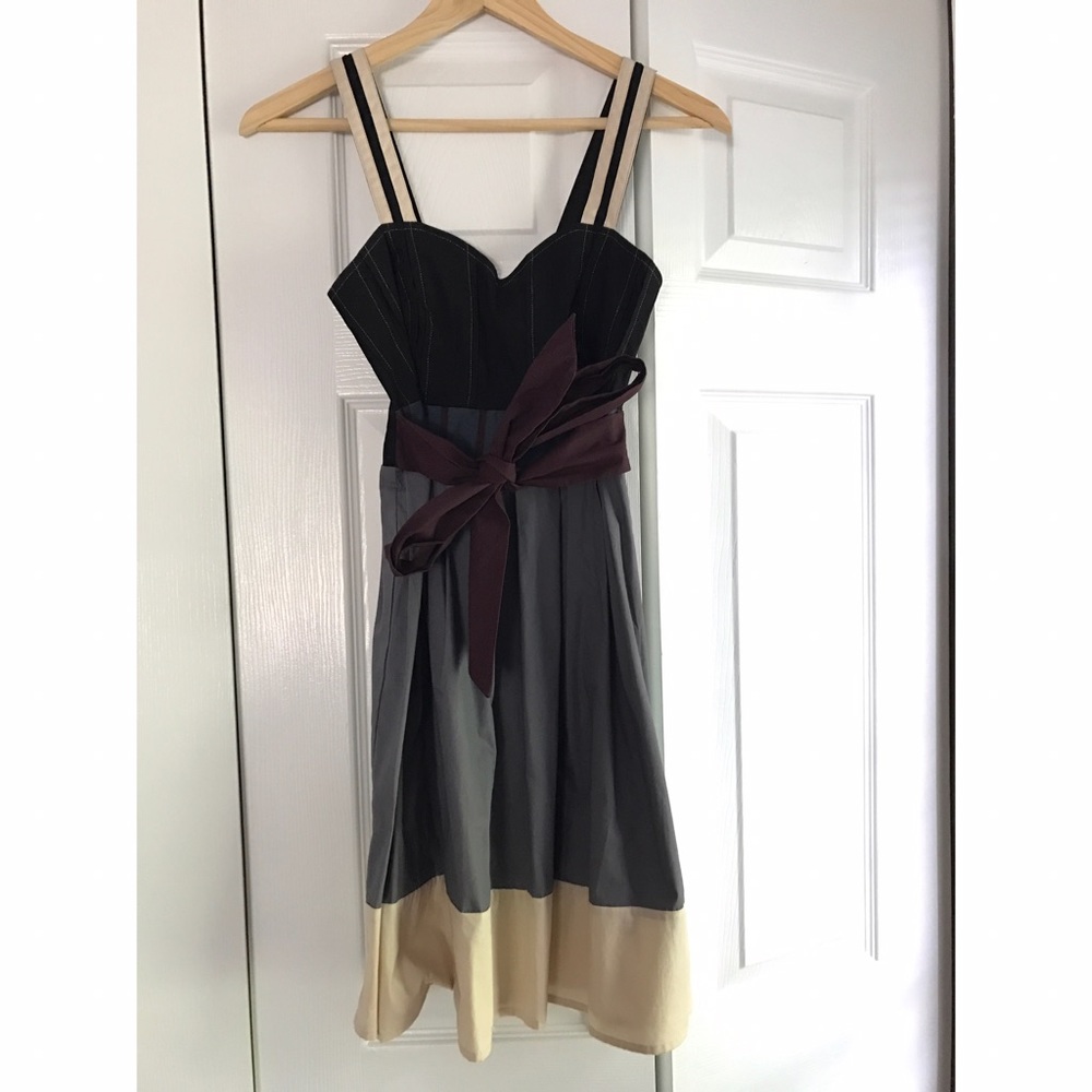 NWT SILENCE + NOISE UO COLORBLOCK SUNDRESS SZ XS