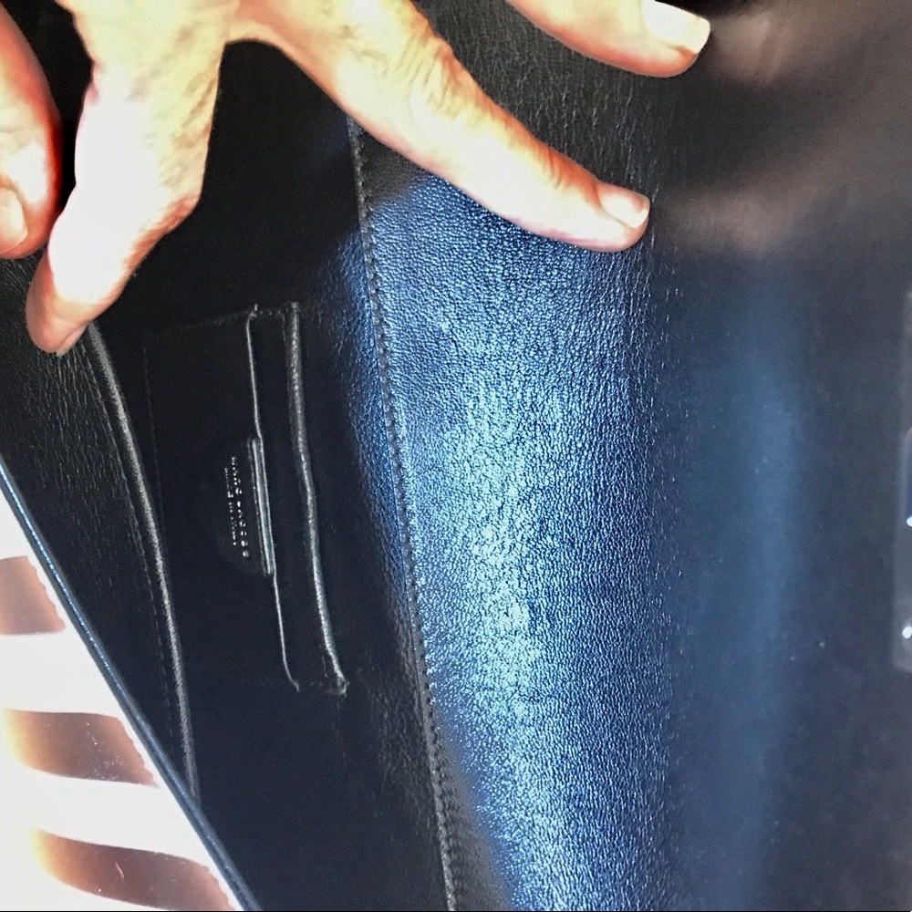 Marc Jacobs The Prisoner's Skunk Clutch in Black - Picture 4 of 8