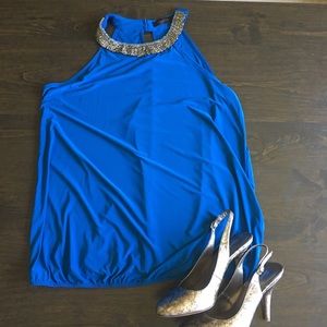 The Limited Tank with Beaded Neckline