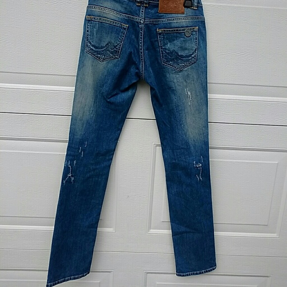 W27 L32 jeans NWOT DISTRESSED DETAIL - Picture 5 of 6