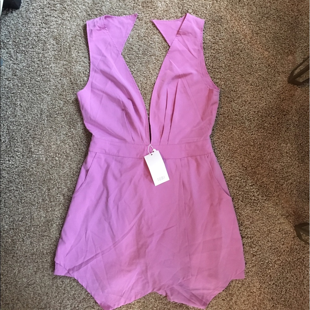 Orchid romper