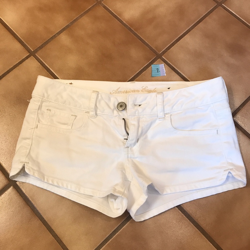 American Eagle White Shorts