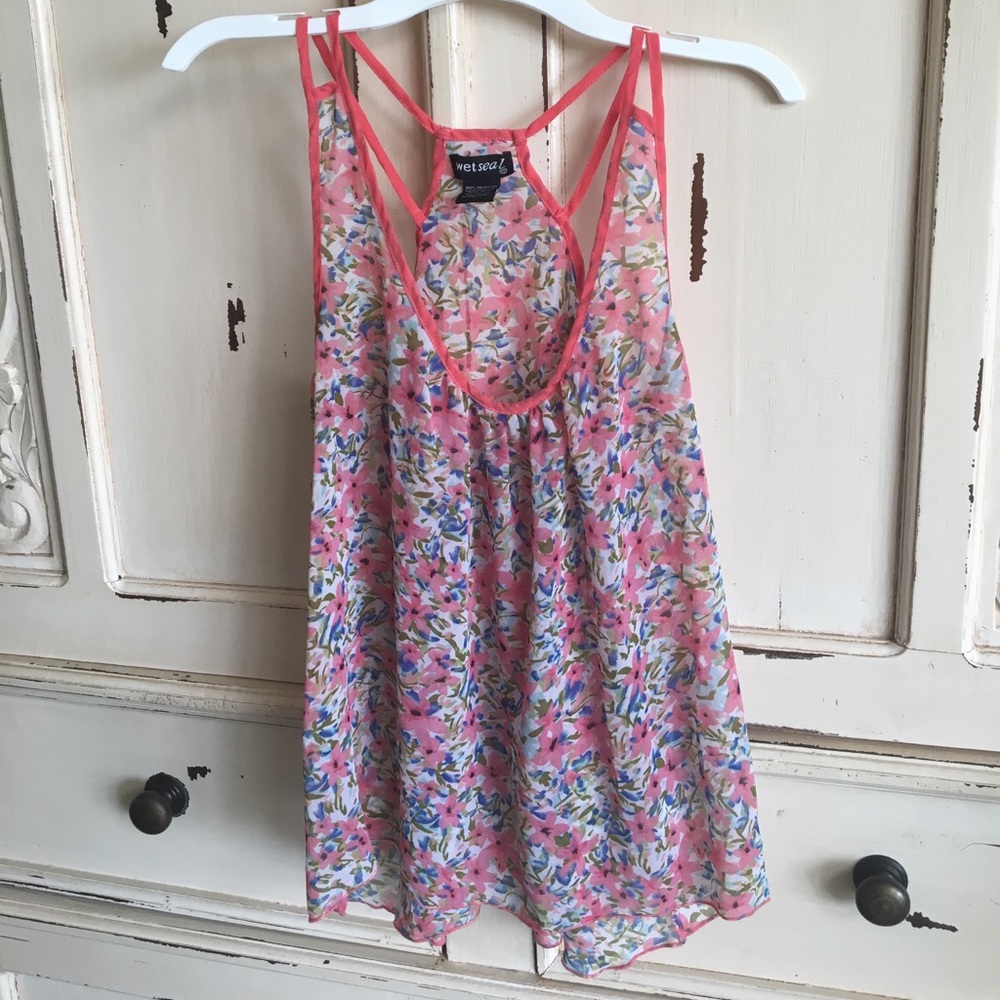 Tank Top with Flowers!