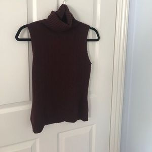 Ralph Lauren Sleeveless Turtleneck Sweater