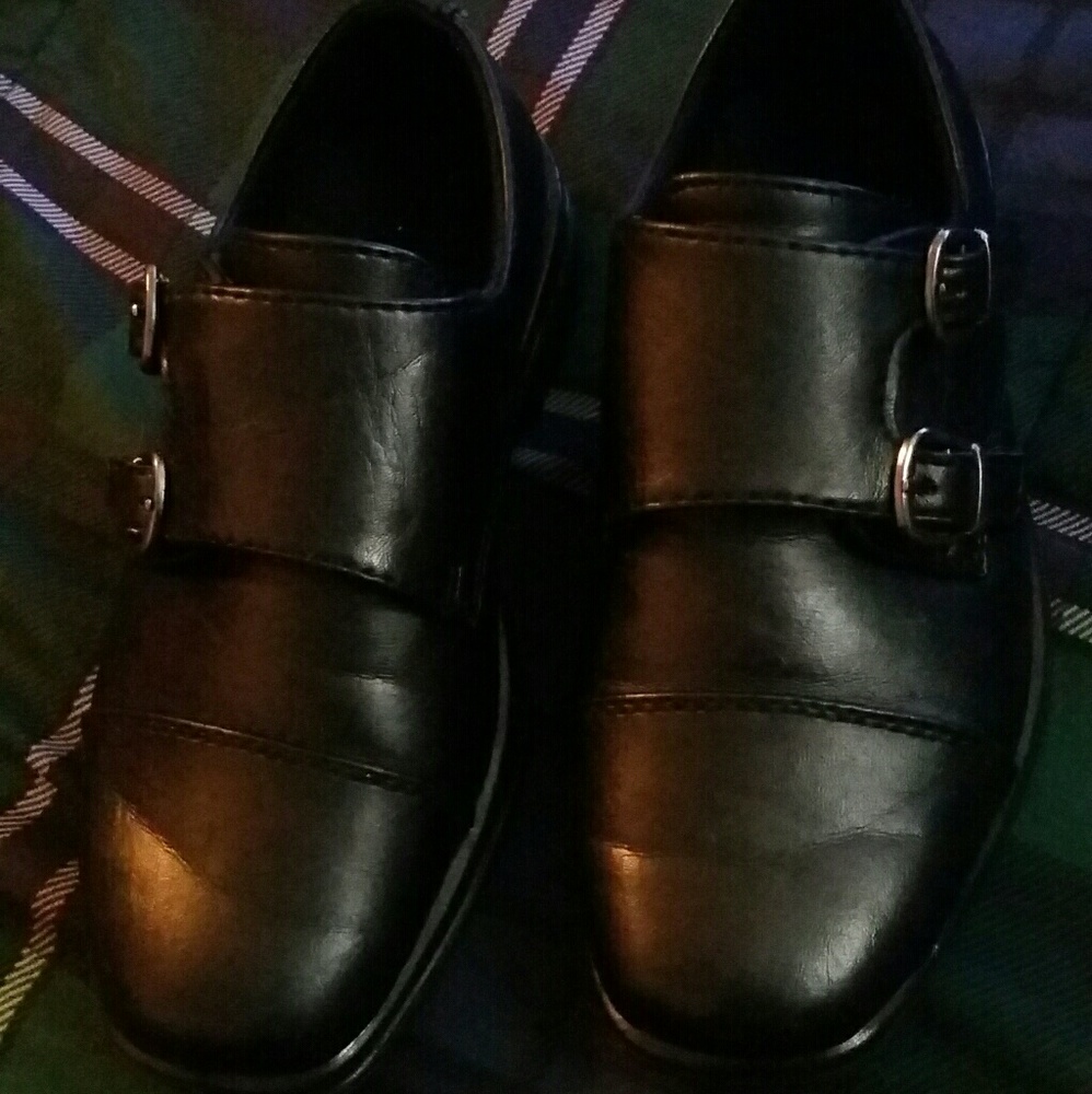 Velcro Double Buckle  FORMAL Dress Shoes