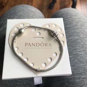 Pandora Bracelet 8 and 1/4 inch long