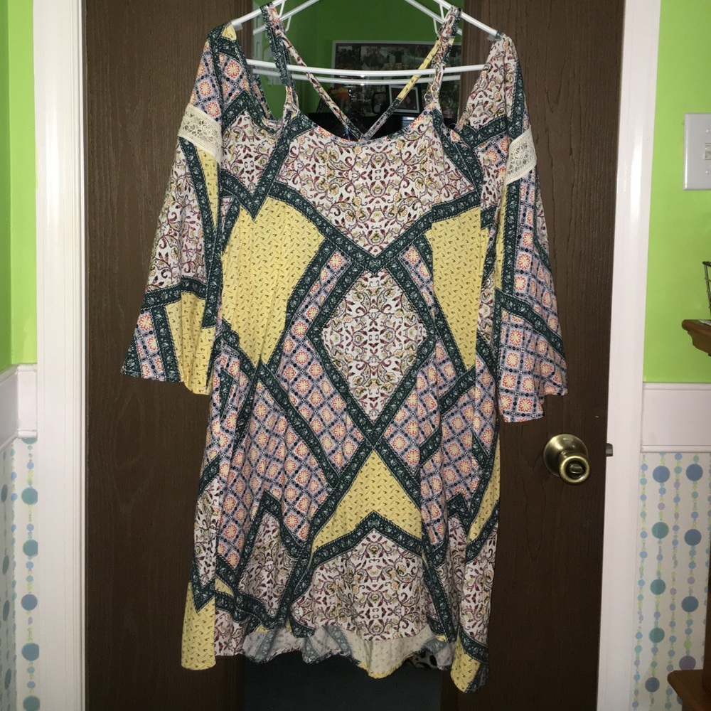 Boho printed dress
