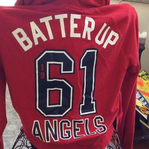 VS pink Anaheim Angels outfit