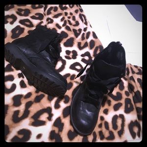 Black Moto boots