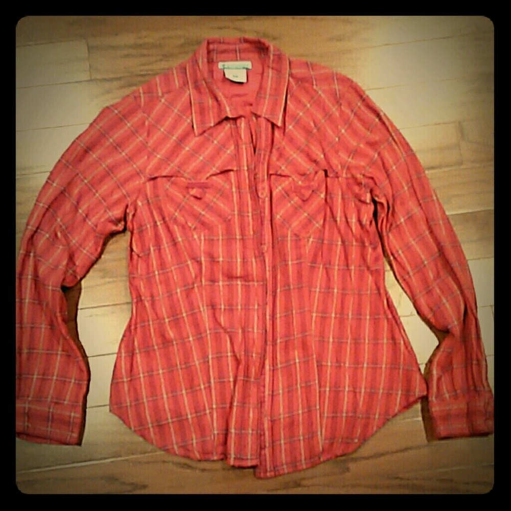 Columbia Worn once flannel shirt.