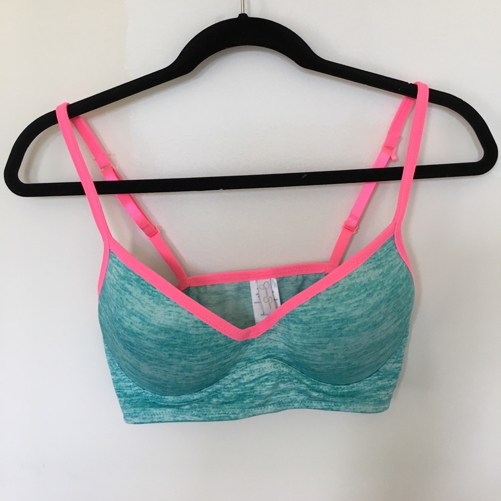 Multiple way padded sports bra