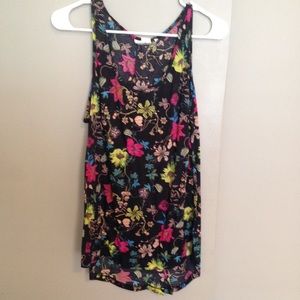 H&M floral tank top