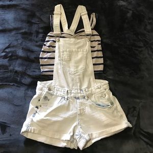 Overall shorts