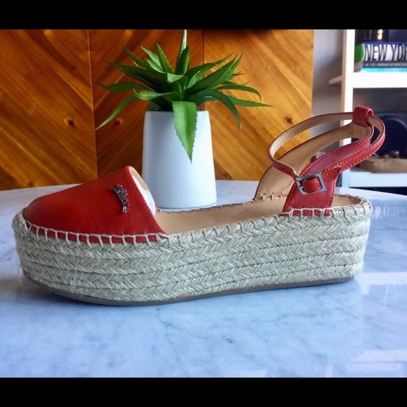 Long Champ Le Pliage Leather Espadrilles - Picture 2 of 6