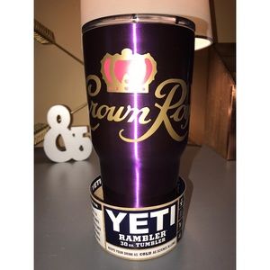 Purple Crown Royal Vinyl Yeti 30oz. NEW