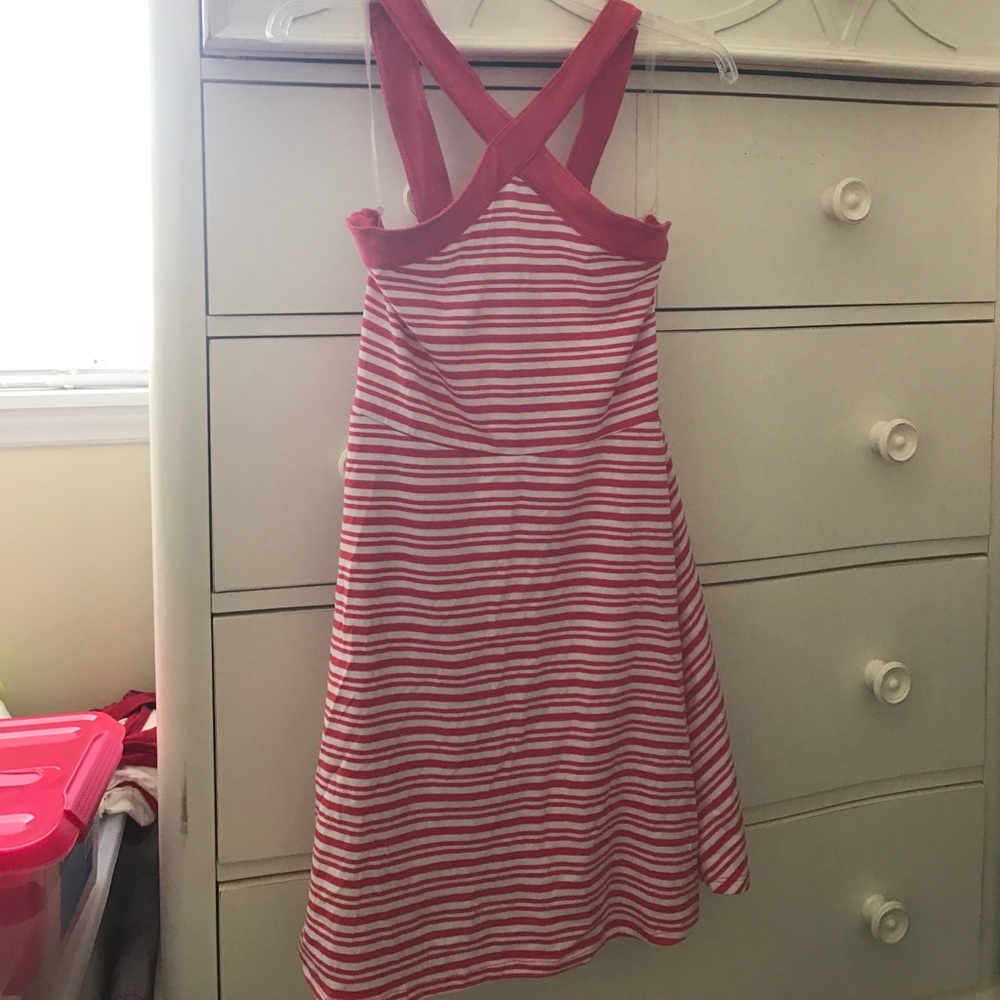 Striped dress.