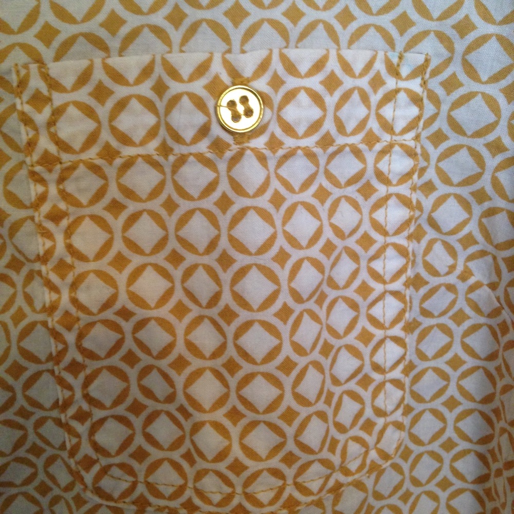 Gold/Yellow button up - Picture 2 of 3