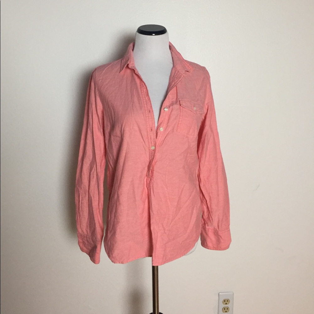 Jcrew Factory sz sm salmon popover