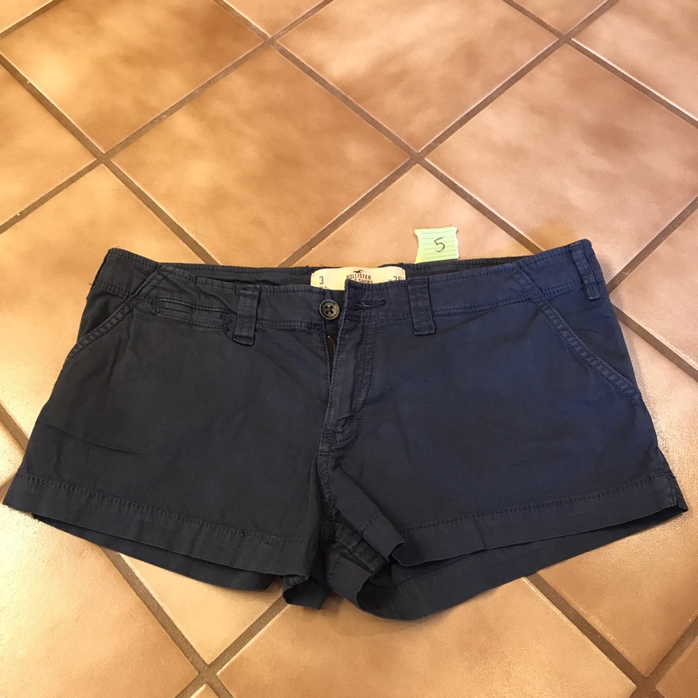 Hollister Chino Navy Blue Shorts