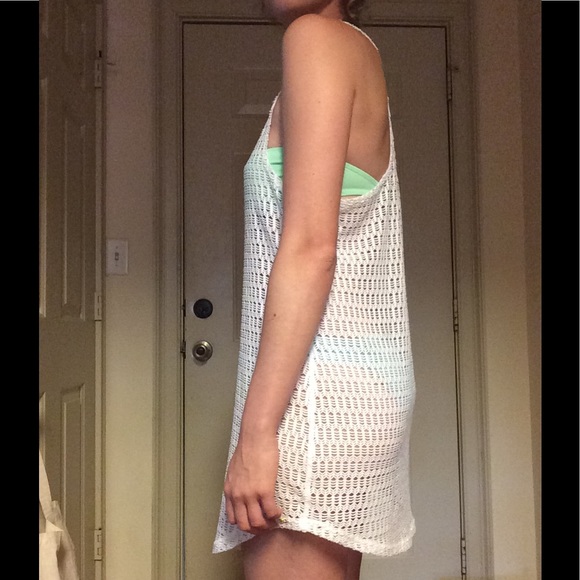Roxy Swim Roxy White Net Bathing Suit Cover Up Poshmark