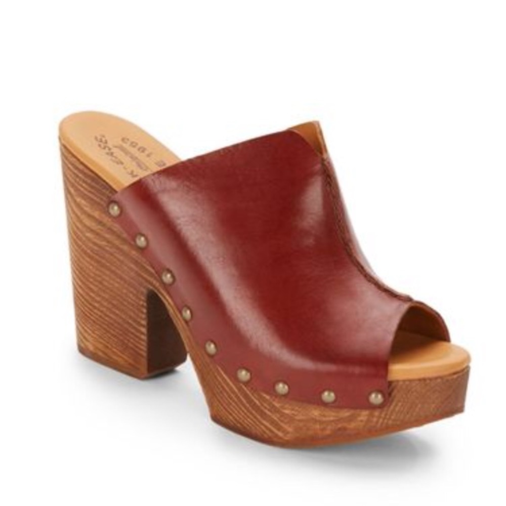 Kork-Ease 'Deanna' Peep Toe Mules