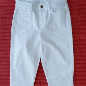NWOT 7 For All Mankind White Skinny Jeans SZ 25