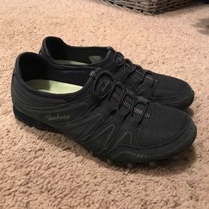 Skechers Navy Memory Foam Shoes