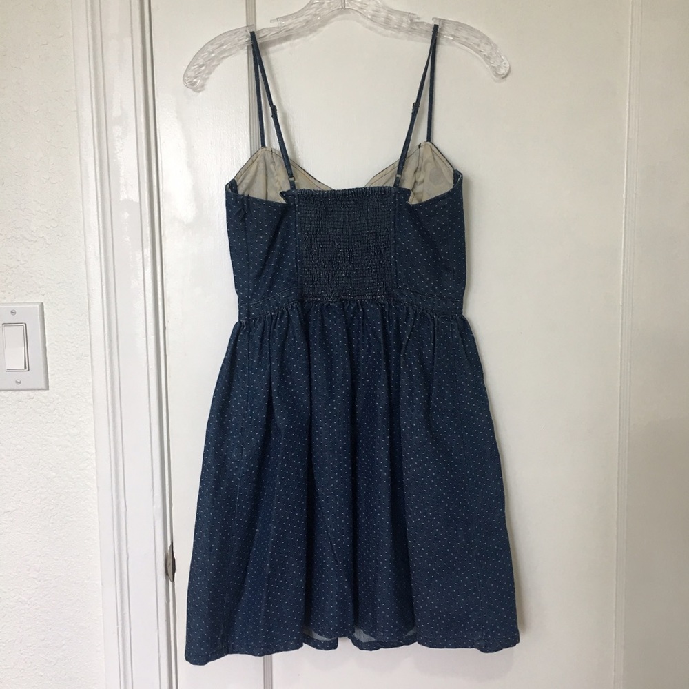 Free People Denim dot tank dress - Picture 4 of 6