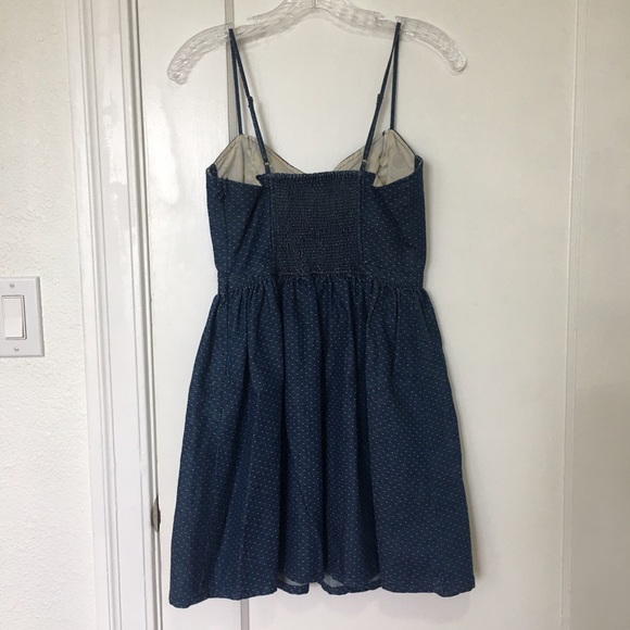 Free People Denim dot tank dress - Picture 4 of 6