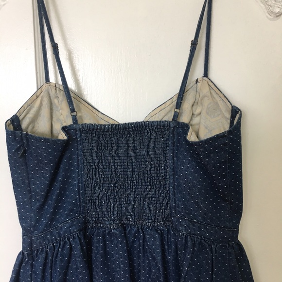 Free People Denim dot tank dress - Picture 5 of 6