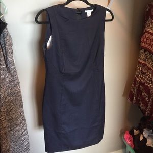 Navy tailored dress