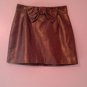 Leather skirt from H&M
