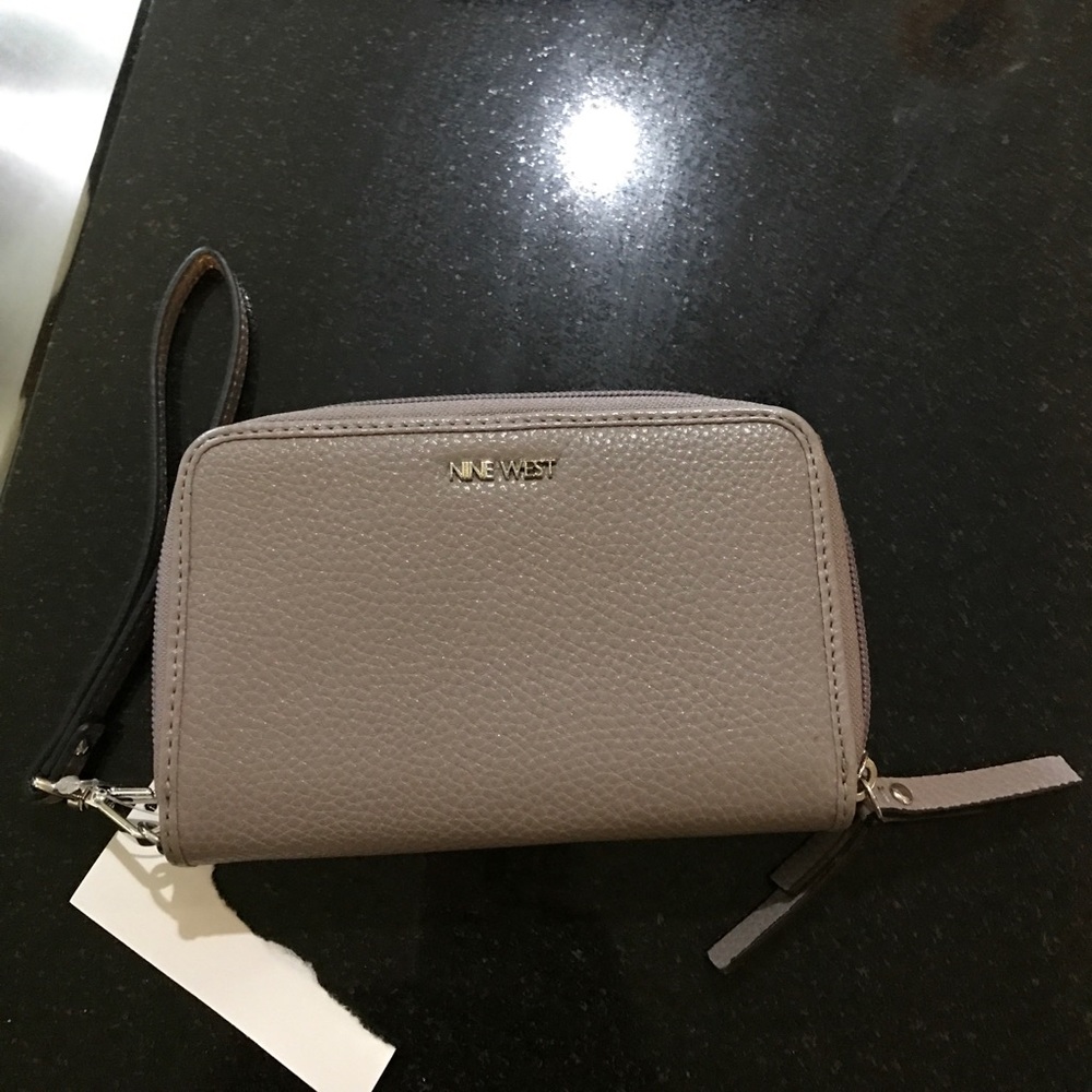 Purple Nine West Wristlet Wallet