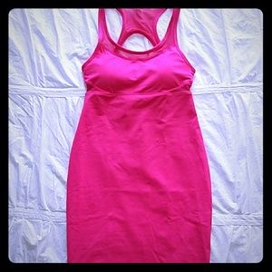 Fabletics hot pink dress