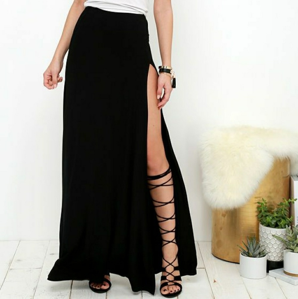 Black Maxi Skirt