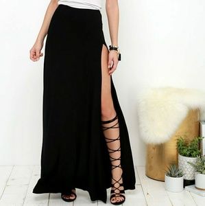 Black Maxi Skirt