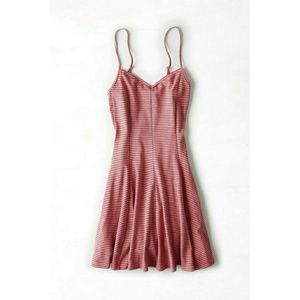American Eagle Pink Striped Dress
