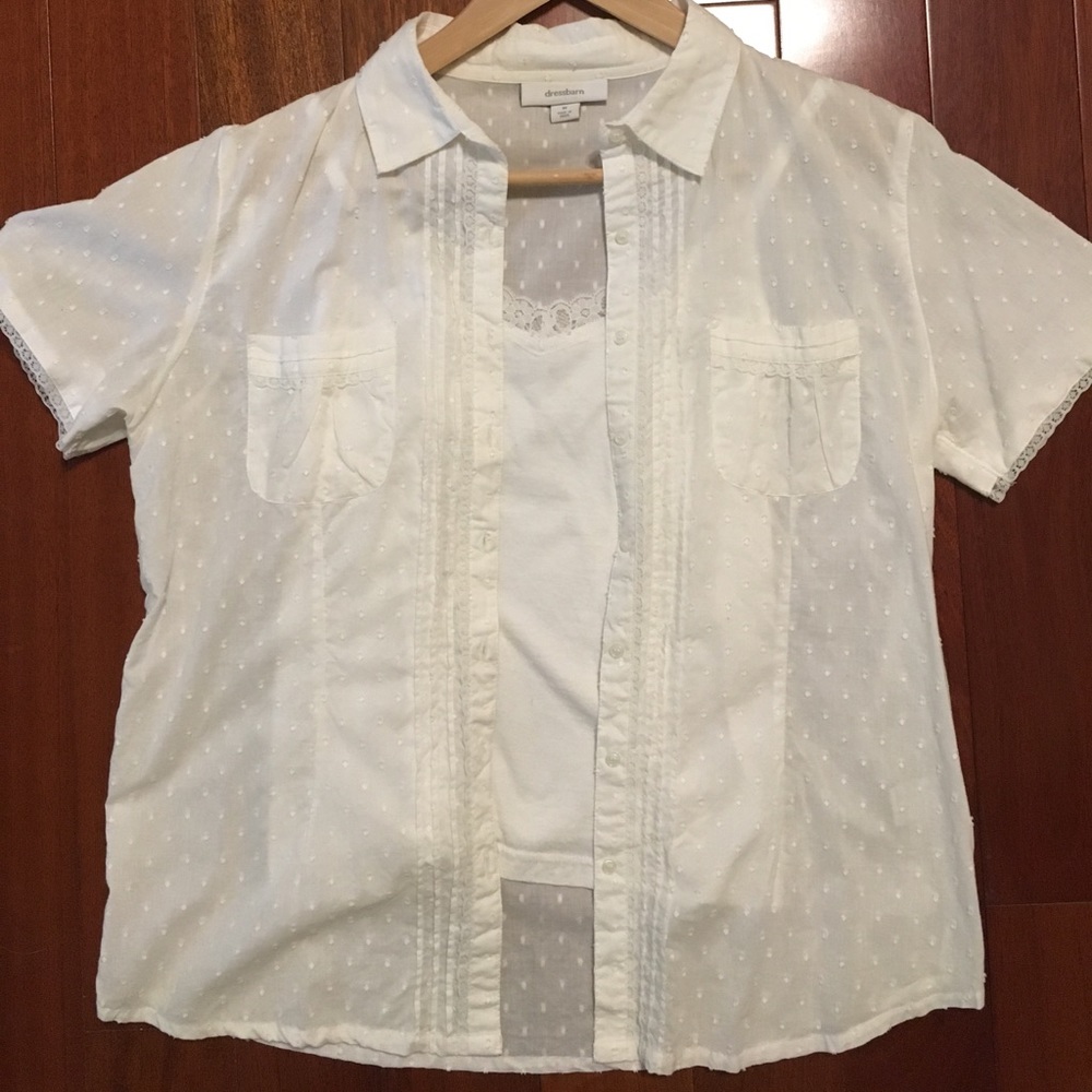Swiss Dot Blouse & Tank