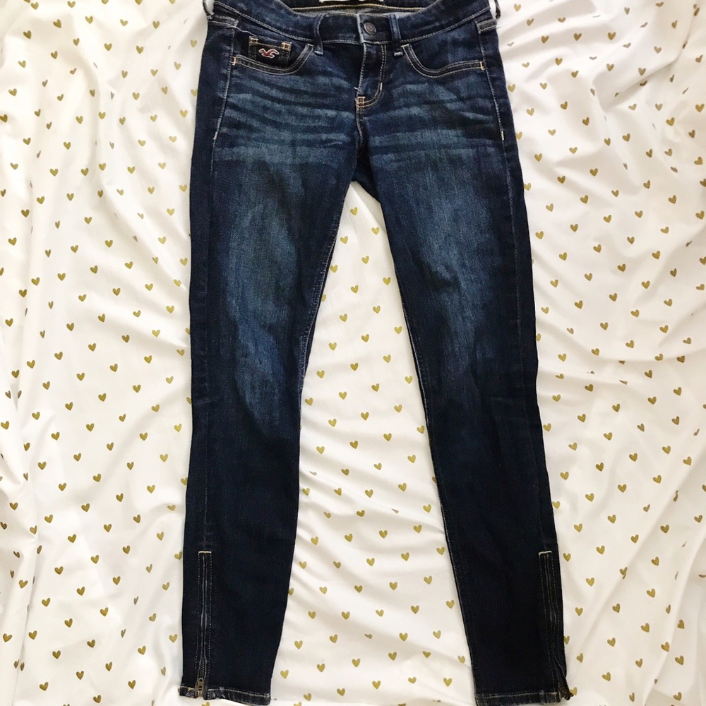 Dark Washed Hollister Skinny Jean