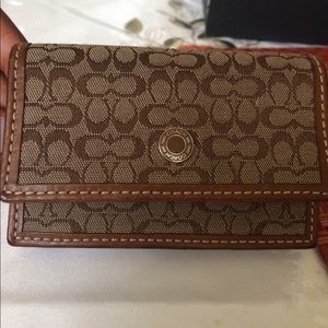 Coach Wallet Signature Canvas