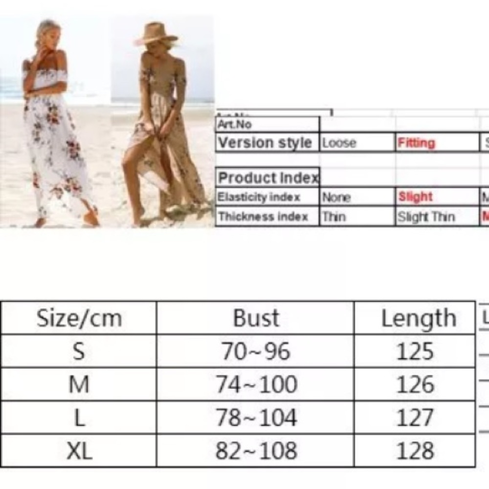 🌻 Floral Off The Shoulder Maxi Dress! - Picture 4 of 8