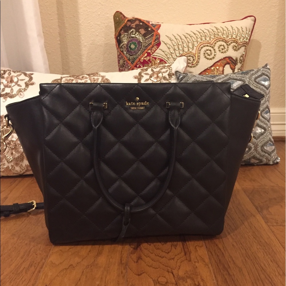 Quilted black Kate Spade