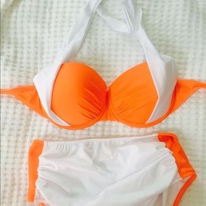🌺🍊🔷BRAND NEW VENUS HIGH WAIST BIKINI, sz. 10