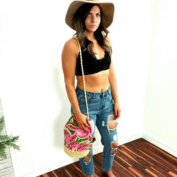 🛑LAST PAIR🛑🌿HIGH WAIST DISTRESSED JEAN🌿 - Picture 5 of 8