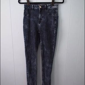 American Eagle Acid Wash Jeggings
