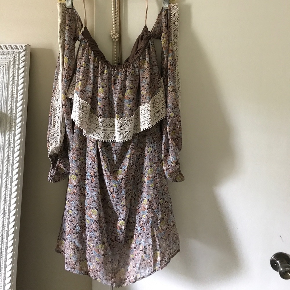 Strapless short summer boutique dress