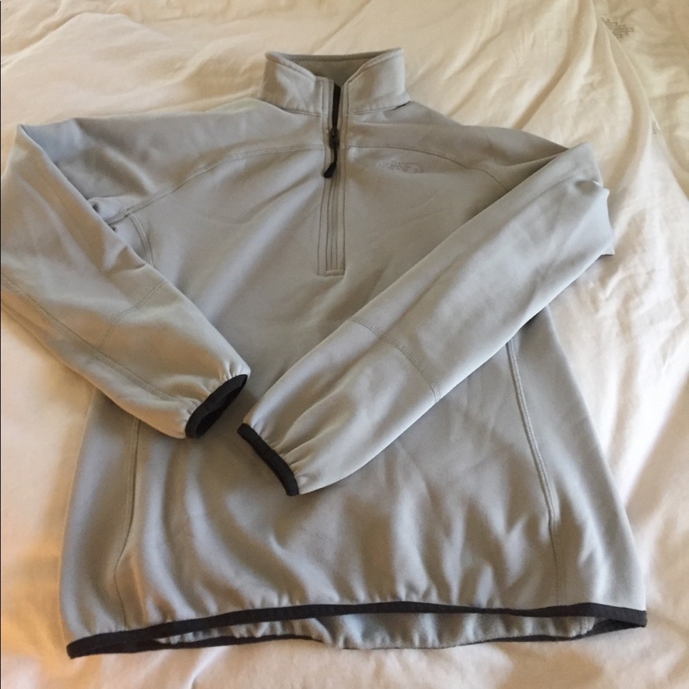 NorthFace quarter zip with fleece lining