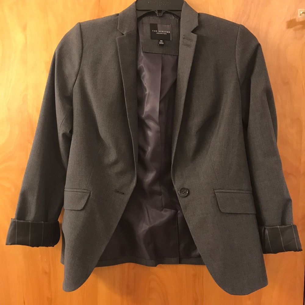 The Limited Grey Blazer